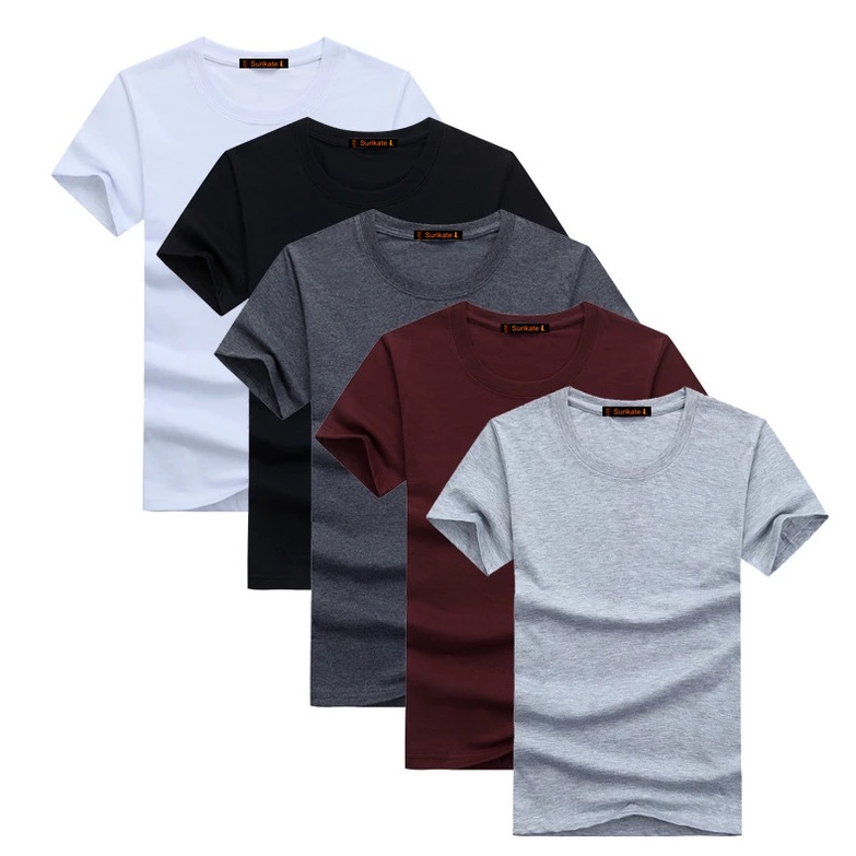 Kit 3 Camisetas Masculina Básica blusas camisas Lisas atacado revenda sublimação