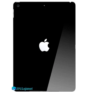 Apple iPad 10.2 2020 Adesivo Skin Pelicula Protetora Brilho Cor Black Piano