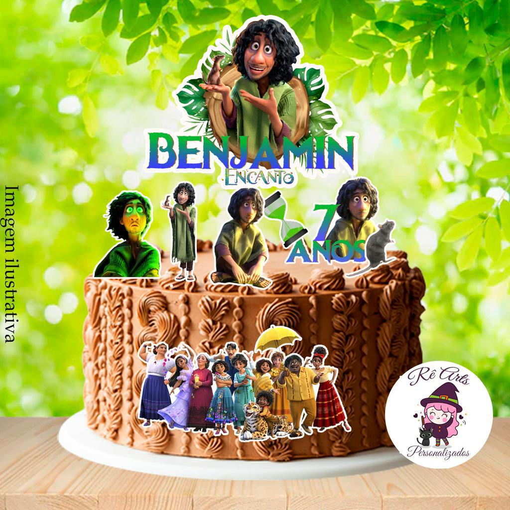 Topo De Bolo Bruno Madrigal Encanto Topper Cake | Shopee Brasil