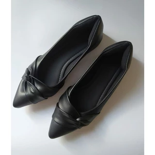 Sapatilha Feminino Bico Fino Napa Nó Lateral Love On Feet Shoes 34 Ao 40