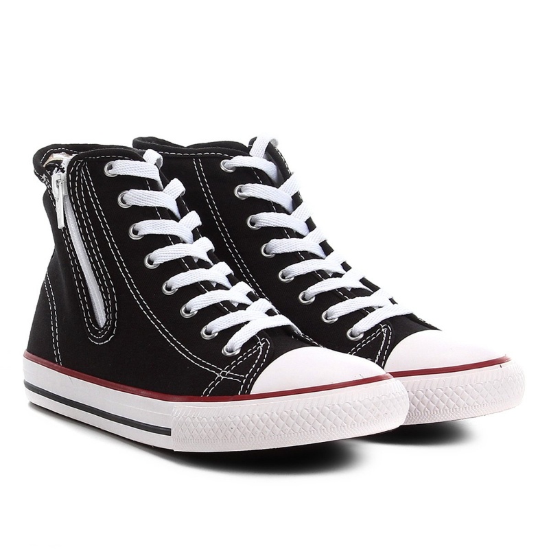 All star cano store alto com ziper