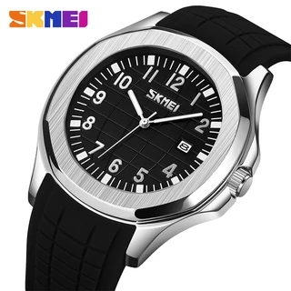 SKMEI 9286 Relógios Esportivos De Marca De Luxo Para Homens De Pulso De Pulseira De Silicone Casual Simples Automático Data Impermeável