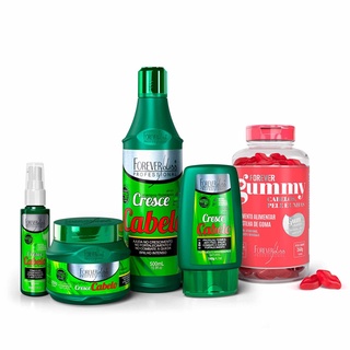 Forever Gummy com Kit Cresce Cabelo Completo Forever Liss