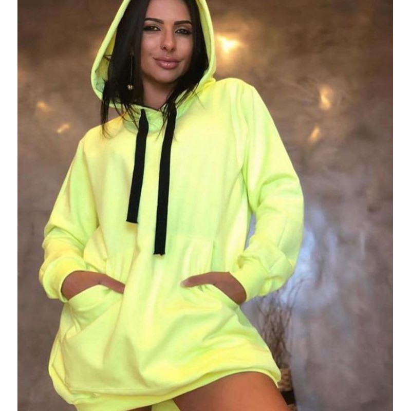 Moletom best sale neon feminino