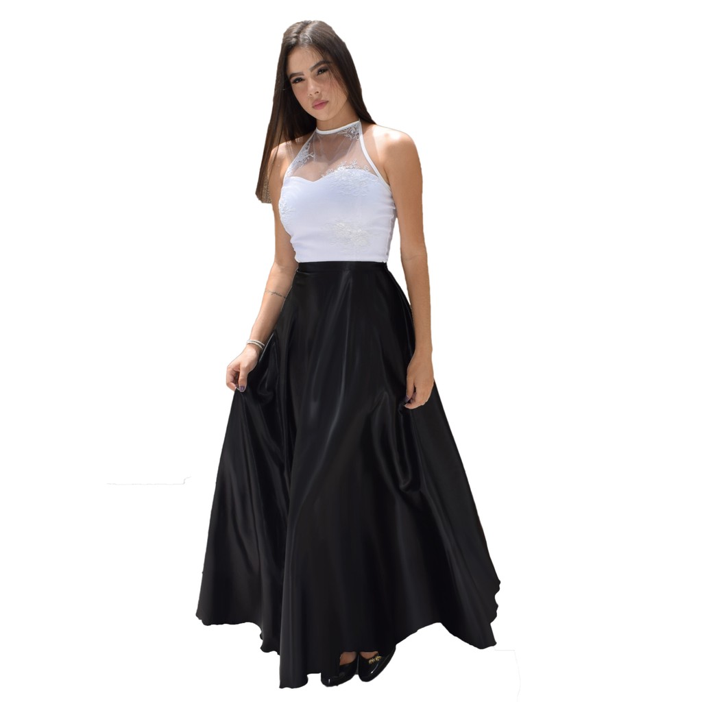 Saia longa e hot sale blusa para casamento