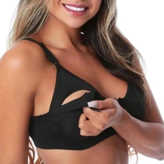 Kit 3 Sutiã Reforçado Amamentação Lingerie Gestante Promoção Sutiã Sem Bojo Pós Parto