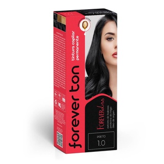 Tinta de Cabelo Forever Ton 1.0 Preto