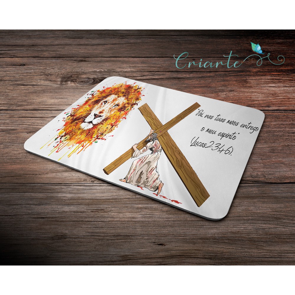 Mouse Pad Coleção Jesus Mod 06 | Shopee Brasil