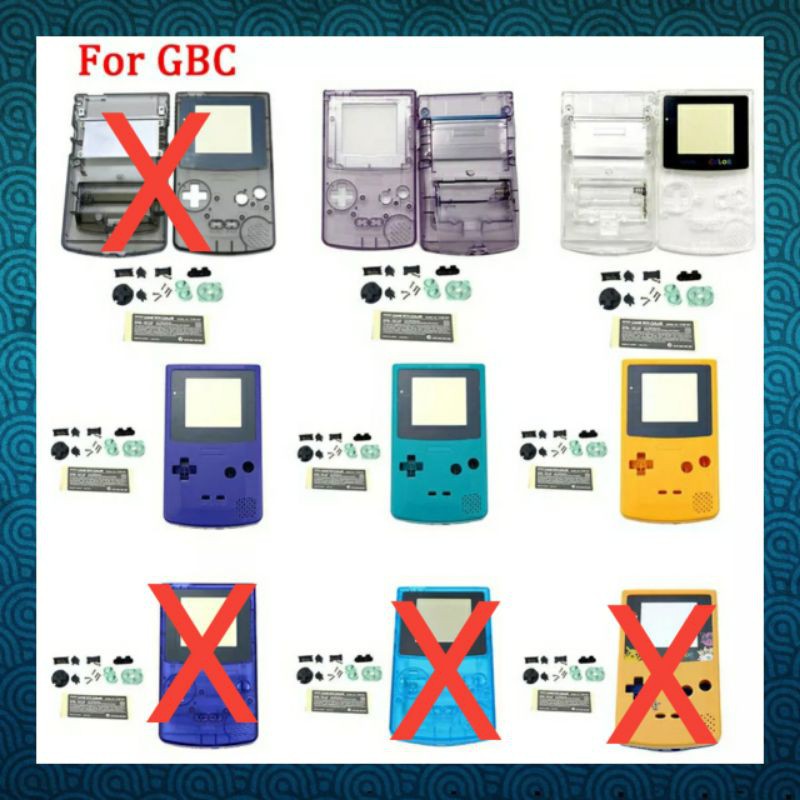 Carcaça Case para Game boy Color Nintendo