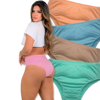 Kit 9 calcinhas de algodão adulto lingerie atacado