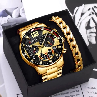 Relógio De Pulso Masculino Luxuoso De Quartzo Com Pulseira De Aço Inoxidável E Calendário relogio masculino relógio prata
