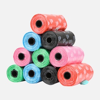 Pet Multicolor Opcional 5 Conjuntos De Sacos De Lixo Com Pegada Combo 15 Cocô/Rolls/Eco Suprimentos De Limpeza Inquebráveis