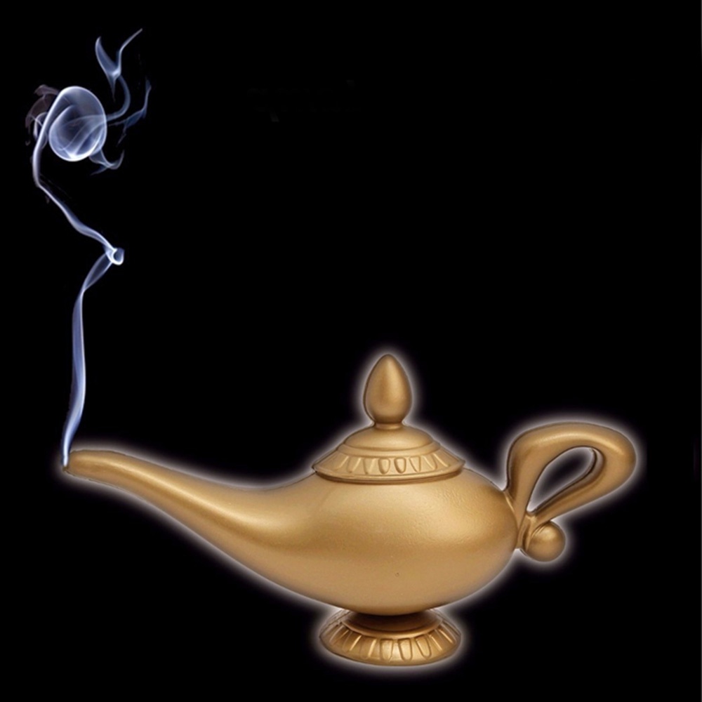 Aladdin Wishing Magic Lamp Lâmpada Mágica Artesanato Clássica Decoração De  Vintage Bronze Artesanal