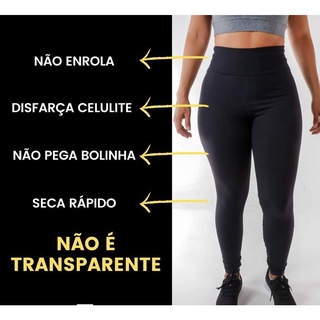 Legging Feminina Peluciada - Tecido Suplex liso Calça Peluciada interna