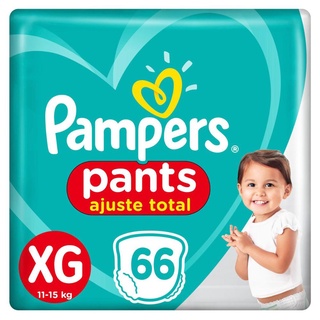 Fralda Pampers Pants Ajuste Total XG 66 un