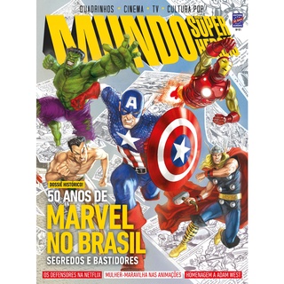 Revistas - Mundo dos Super Heróis - Nº 52, 60, 61, 67, 68, 69, 74, 82 e O  Herói da Cultura Pop - Stan Lee