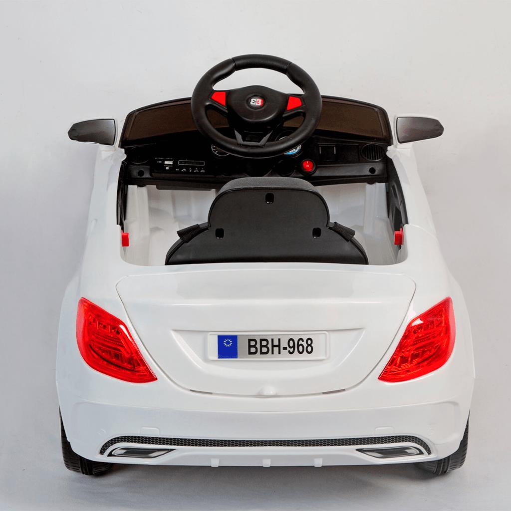 Carro Eletrico Infantil BMW S4 Branco com Controle Remoto 12V