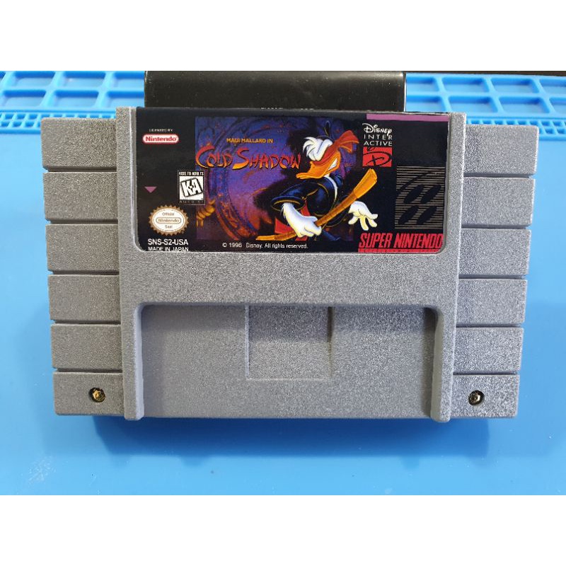 cartucho de super Nintendo maui mallard in cold shadow