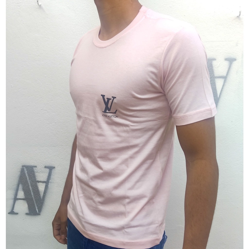 Camiseta Masculina Camisa LOUIS VUITTON Alta Qualidade 100% Algodão