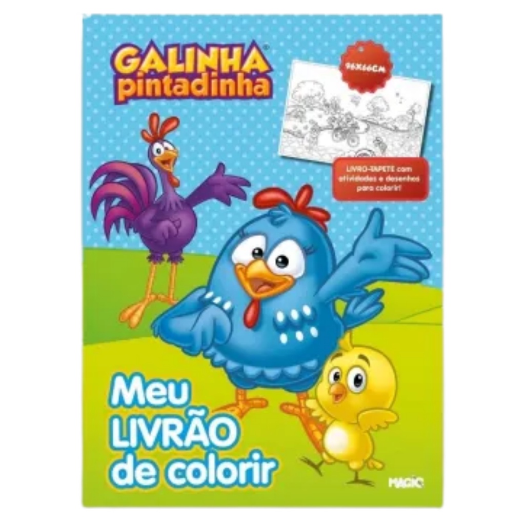 Desenhos da Galinha Pintadinha para Colorir