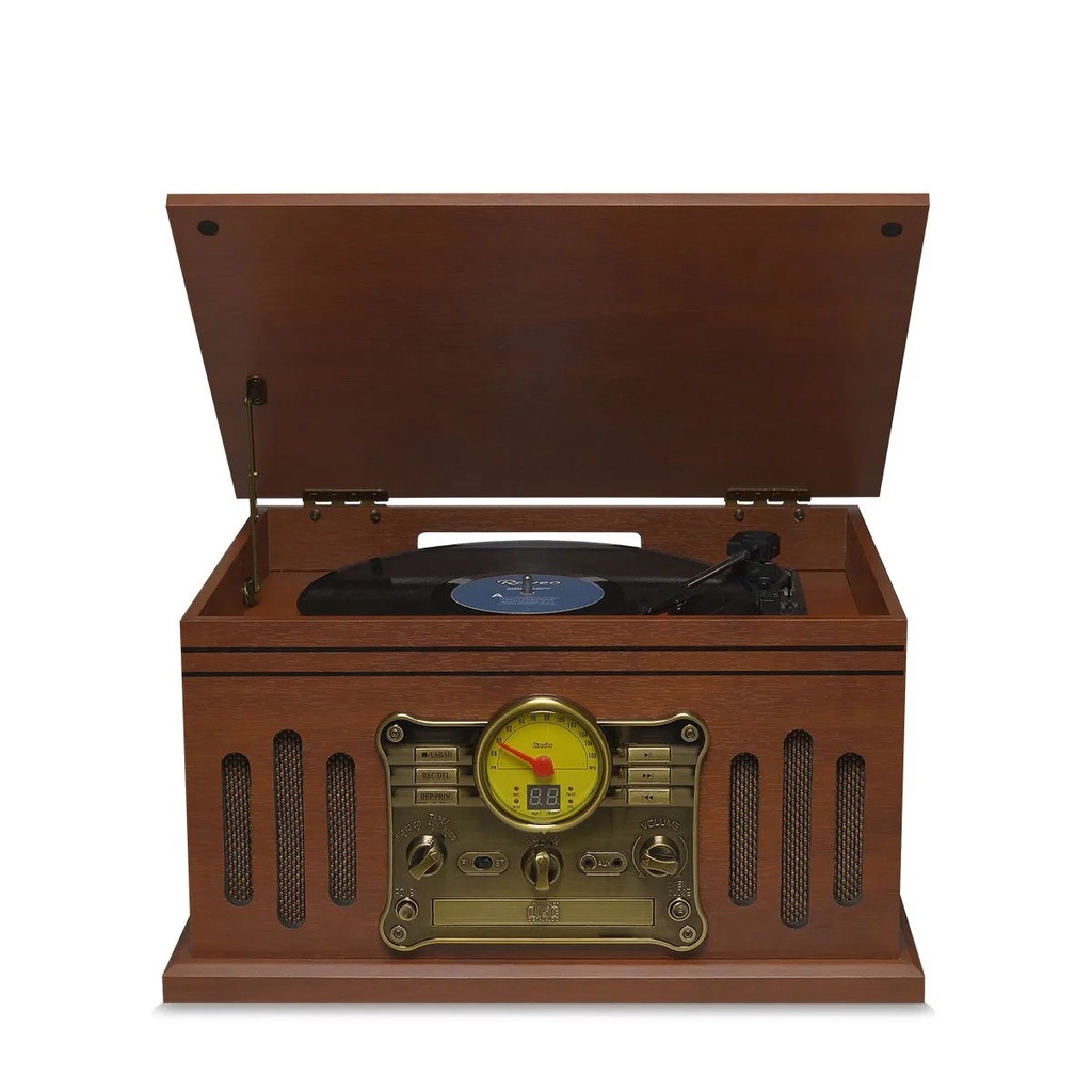 Vitrola Raveo Stadio Toca Disco Biv | Shopee Brasil