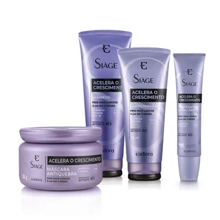 KIT Siage Eudora Acelera Crescimento 4 itens