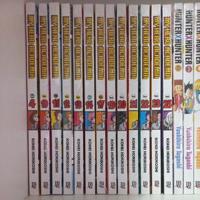 Mangá My Hero Academia Novo e Lacrado Volume: 4, 10, 11, 12, 13, 14, 17, 19, 20, 21, 22, 23 e 25