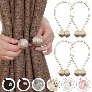 1PC Cortina Tiebacks De Magnéticos Fortes Decorativos De Retentores Para Decoração De Janelas AD