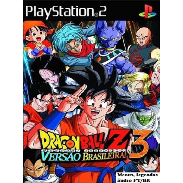 Dragon Ball Z Budokai Tenkaichi 3 DUBLADO no PS2 (VERSÃO BRASILEIRA) 