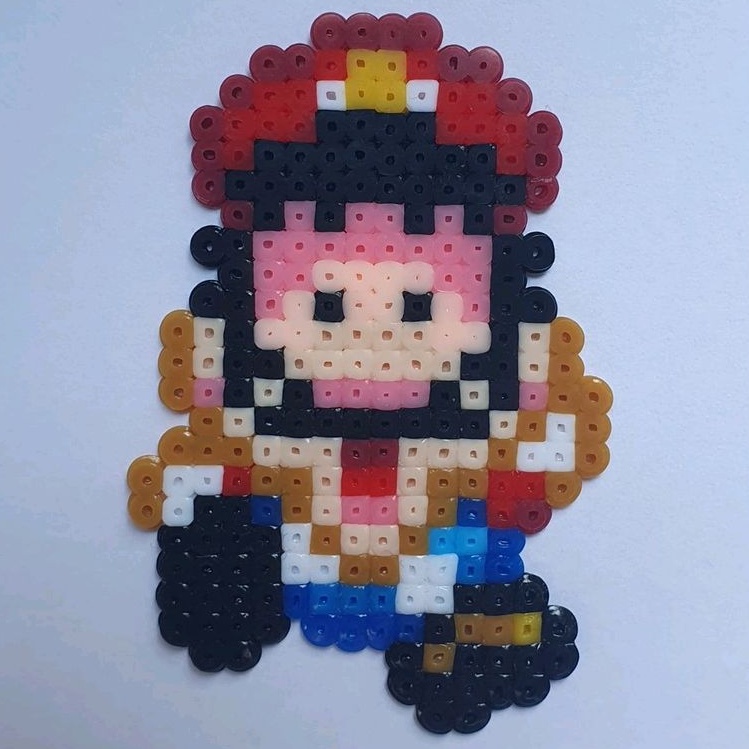 Colecao Mario Bros Mario 1990 2 Chaveiro ou ima