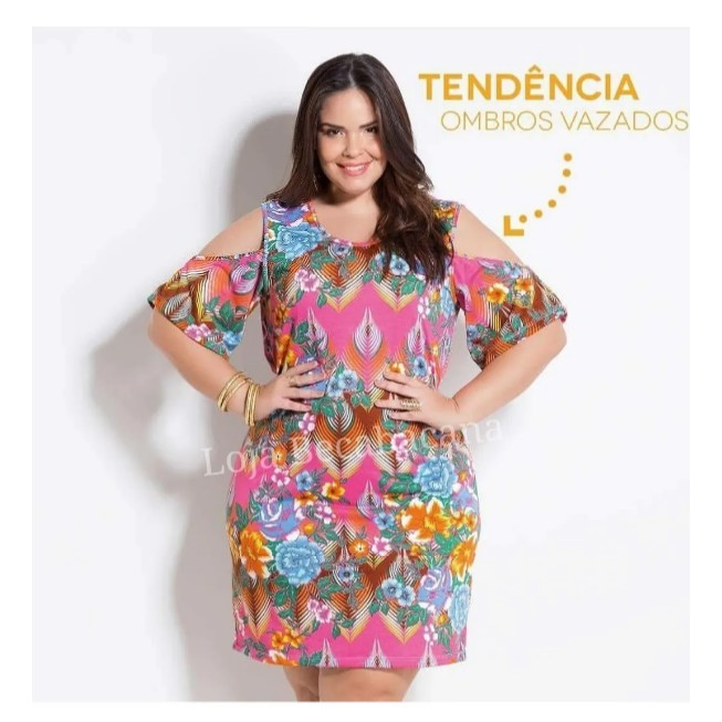 Vestido best sale de gordinha