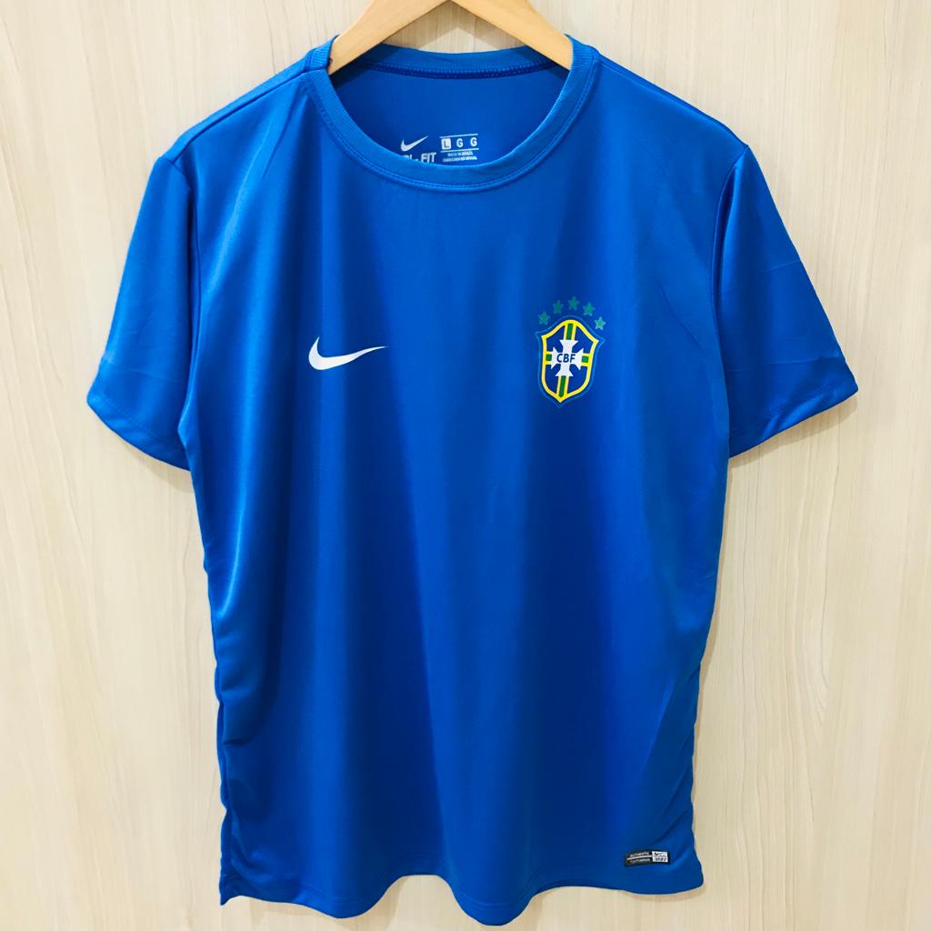 Camisa Brasil Azul Dri Fit Masculina 2022
