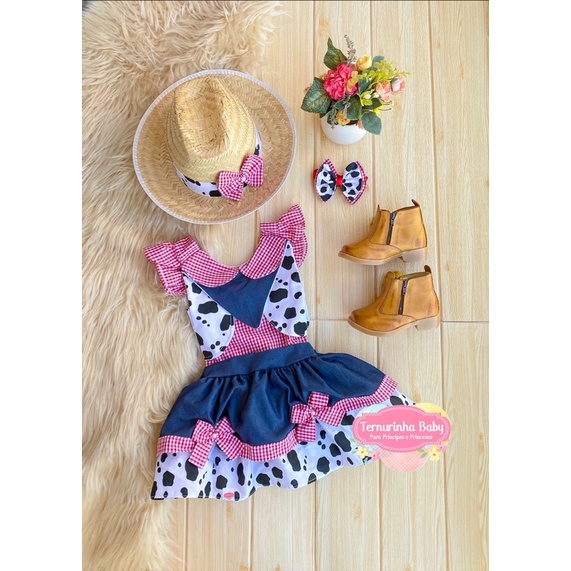 Roupa fazendinha hot sale bebe