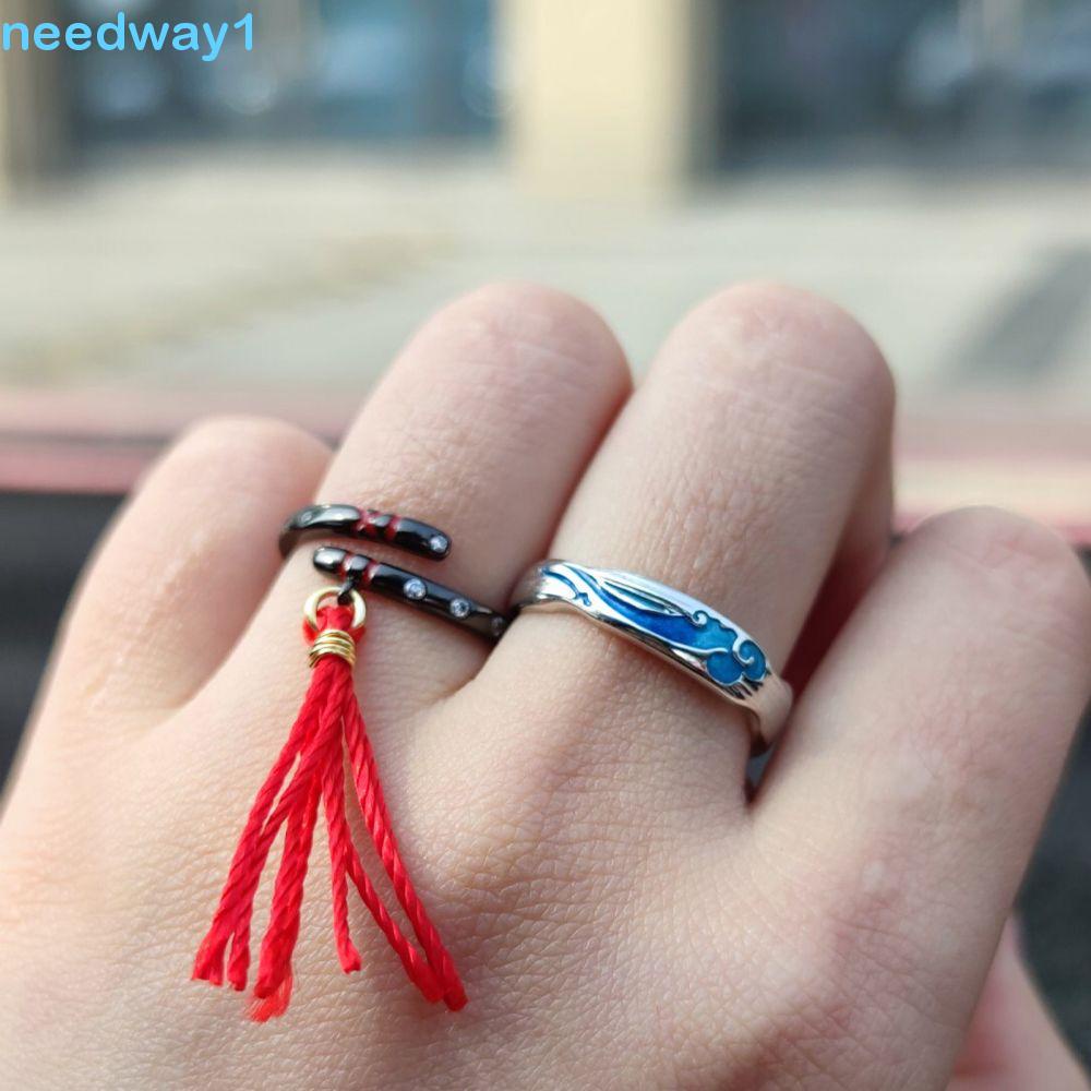 NEEDWAY Anel De Abertura Para Casal Hanfu Elegante Punk Demonic Cultivo