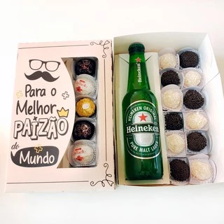 10 Caixas Cerveja com 6 ou 12 Doces Regulável Do Dia Dos Pais