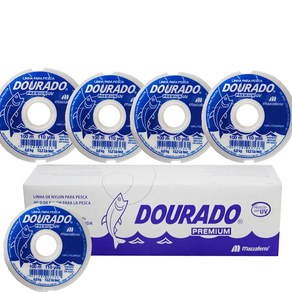 Linha Pesca Dourado Mazzaferro 0,30MM 600 METROS