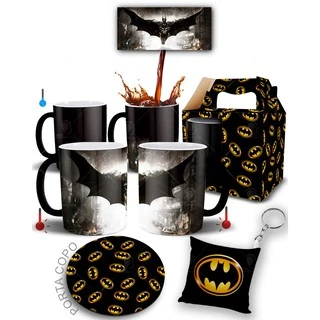 Caneca Mágica Batman Dc Comics + Kit Personalizado