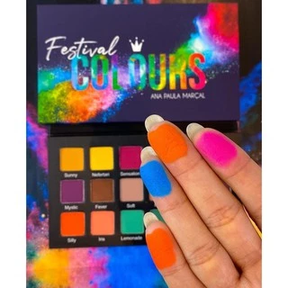 Paleta Sombras Matte Ana Paula Marçal Festival Colours