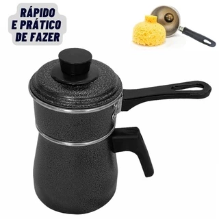 Cuscuzeiro Individual E Cozi Vapore Porção Única e Leiteira Prático
