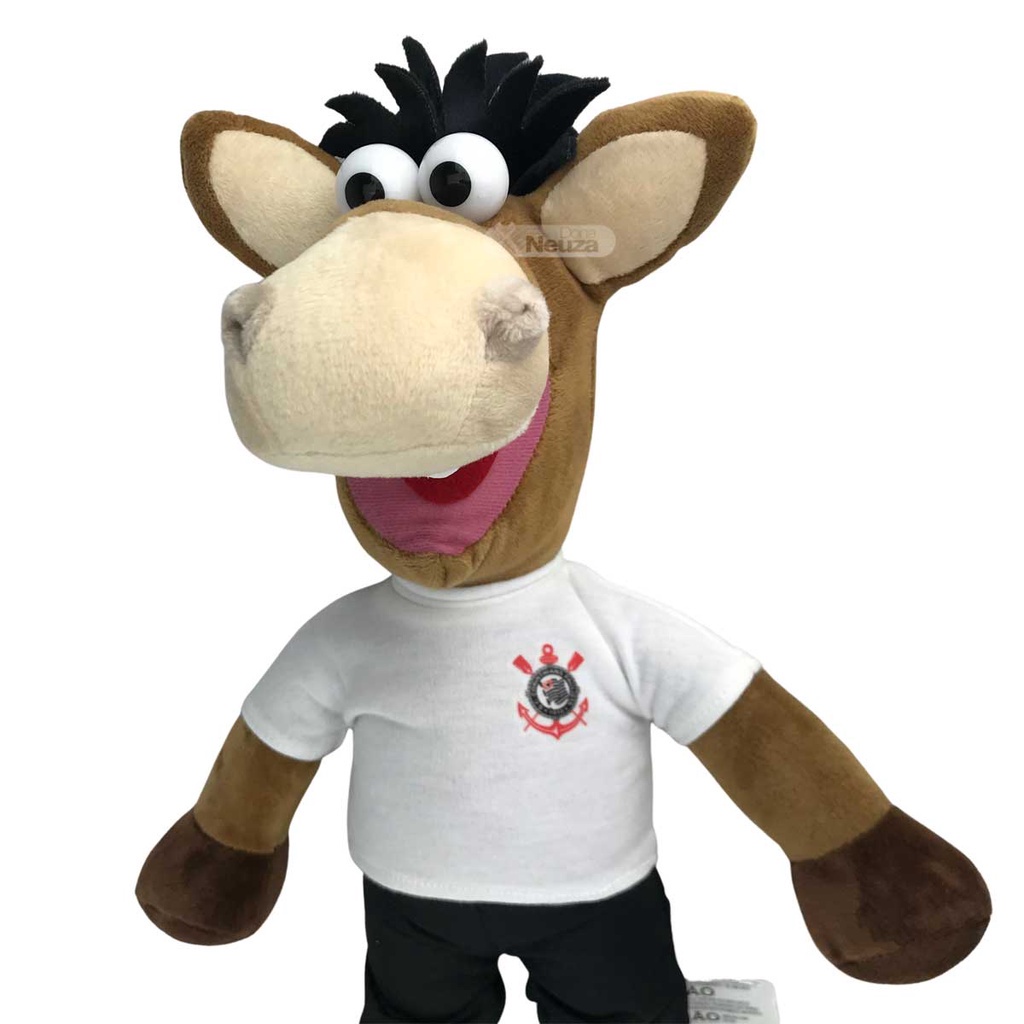 Pelúcia Cavalinho Do Fantástico Corinthians Oficial Original