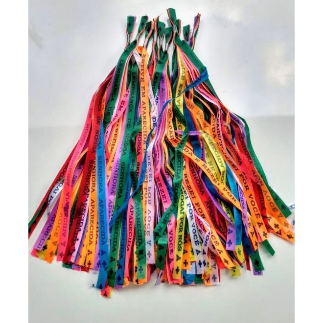 Fitinha 10 Unidades Lembrança De Nossa Senhora Aparecida