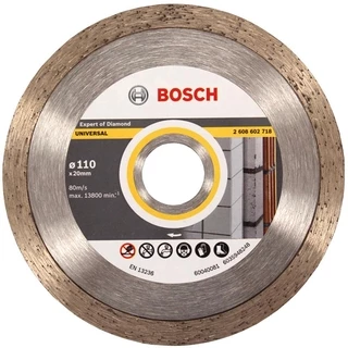 Disco Diamantado 110mm Bosch Universal Expert Contínuo para Construção