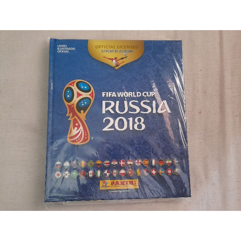 Álbum Copa do Mundo 2018 capa dura completo figurinhas soltas para colar