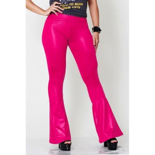 Calça flare best sale cirre rosa