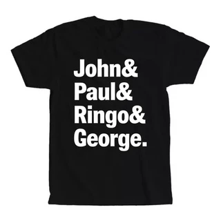 Camiseta John & Paul & Ringo & George