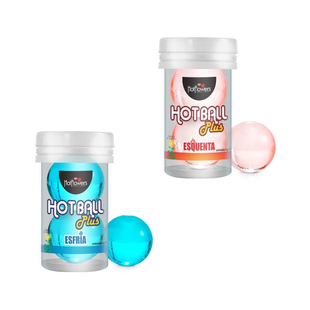 Bola Explosiva Íntima de Placer Hot Ball Plus Doble Hot Flowers