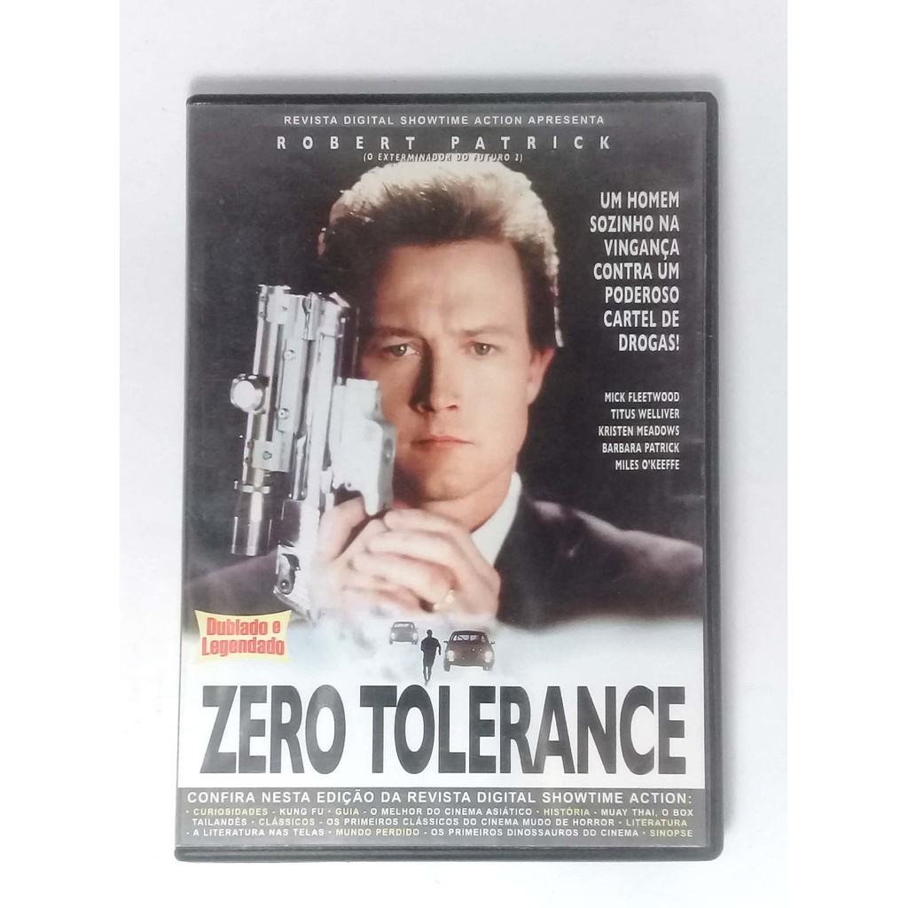 Dvd Zero Tolerance Robert Patrick Original Shopee Brasil