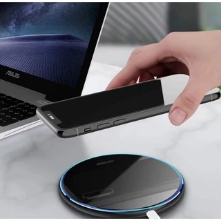 Carregador Sem Fio Indução Wireless Sensor Mesa Turbo Fast 10w - P/ Smartphone