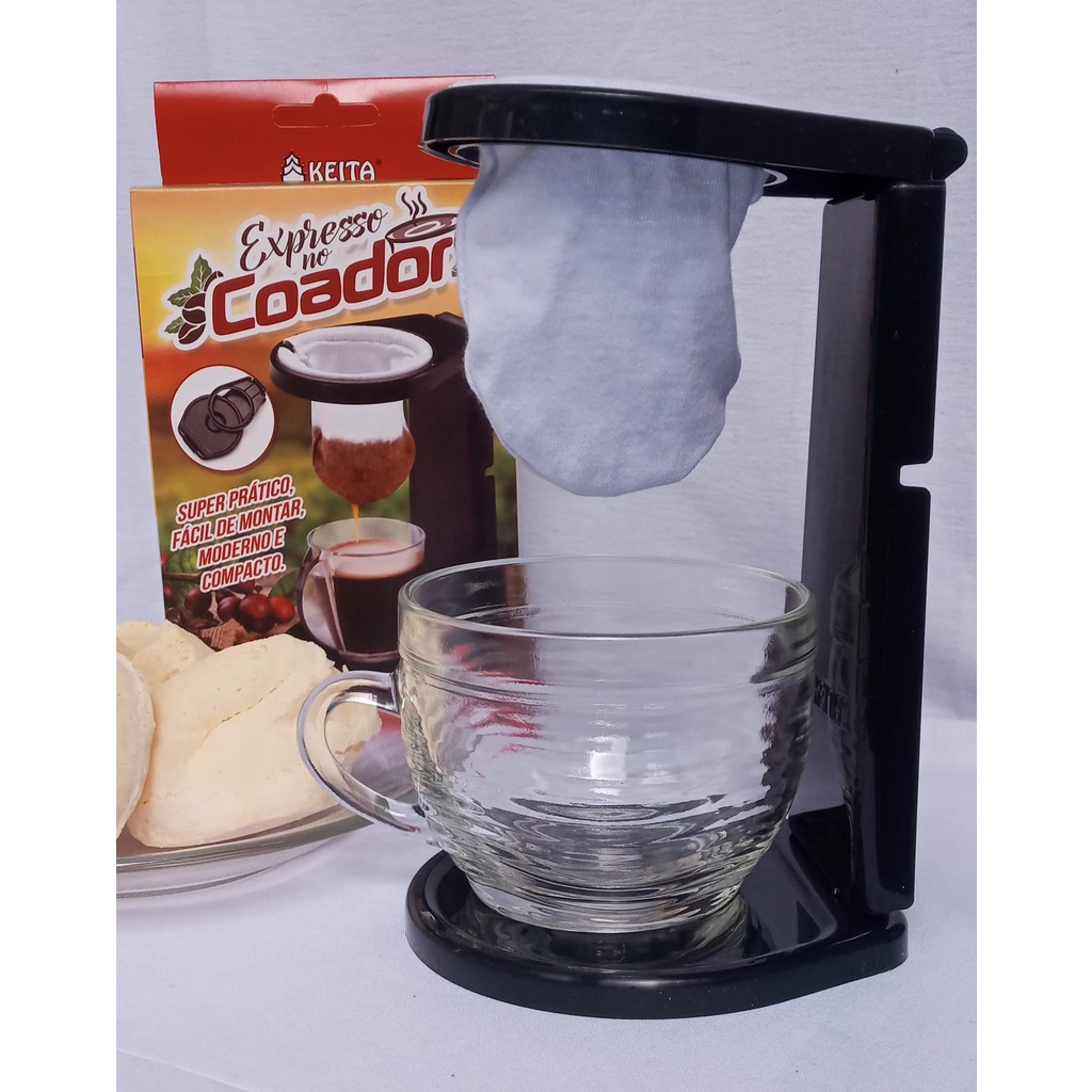 Expresso no Coador com Refil de coador Keita | Shopee Brasil