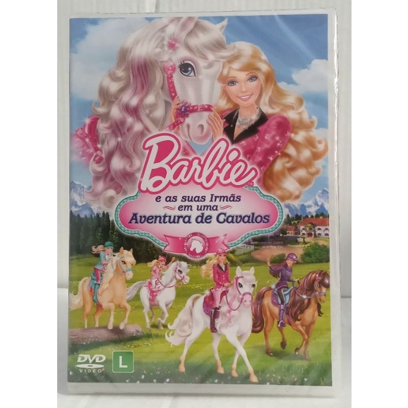 Dvd Barbie e Suas Irmas em Uma Aventura de Cavalos Novo Original Lacrado Shopee Brasil